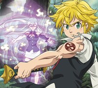 UVERworld「ROB THE FRONTIER」期間生産限定盤ジャケット (c)鈴木央・講談社／「七つの大罪 神々の逆鱗」製作委員会・テレビ東京