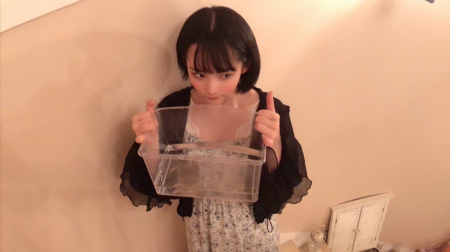矢作萌夏とタピちゃん。