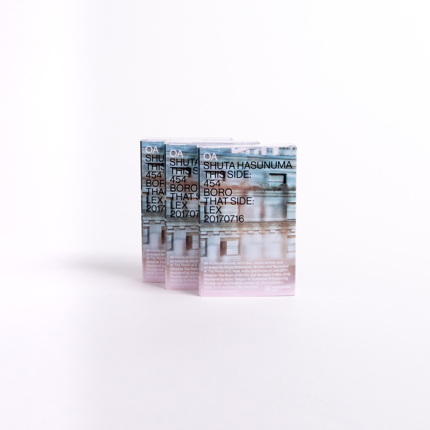 Shuta Hasunuma「Oa」カセットテープパッケージ