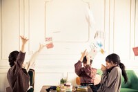 GRL撮影の様子。