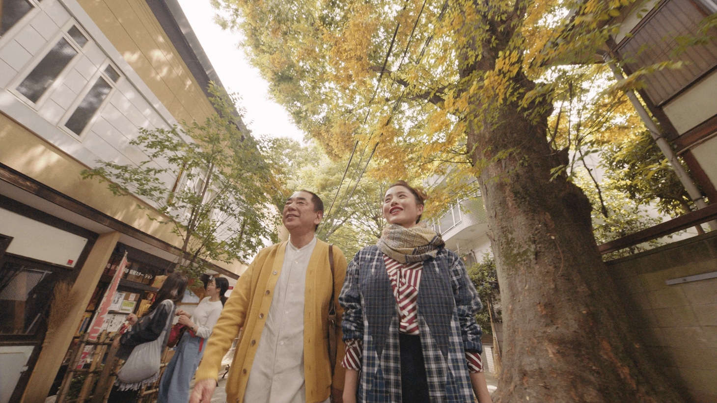 「Find my Tokyo.」CM「雑司が谷 ひと工夫が散りばめられた街」編のワンシーン。