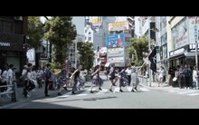 大阪☆春夏秋冬「Dance to the light」MVのワンシーン。