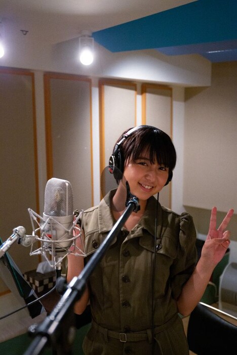 「蒼」のレコーディングの様子。