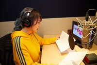 練習する北澤ゆうほ。