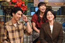 「秋の豊作祭さんま御殿!! 高畑充希＆賀来賢人！女子アナVSズケズケ女SP」より「話題の芸能人」出演者。(c)日本テレビ