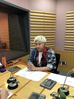 「GENERATIONS小森隼のGood Laugh and Sleep」初回収録に臨む小森隼。