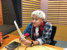 「GENERATIONS小森隼のGood Laugh and Sleep」初回収録に臨む小森隼。