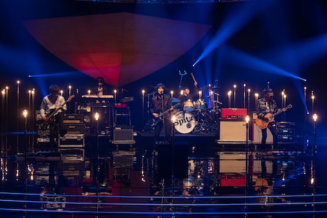 「SONGS」に出演するスピッツ。（写真提供：NHK）