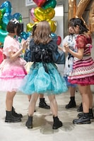 円陣を組んで集中力を高める神宿。