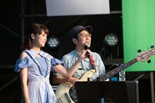 Kaedeと千ヶ崎学（B / KIRINJI）。