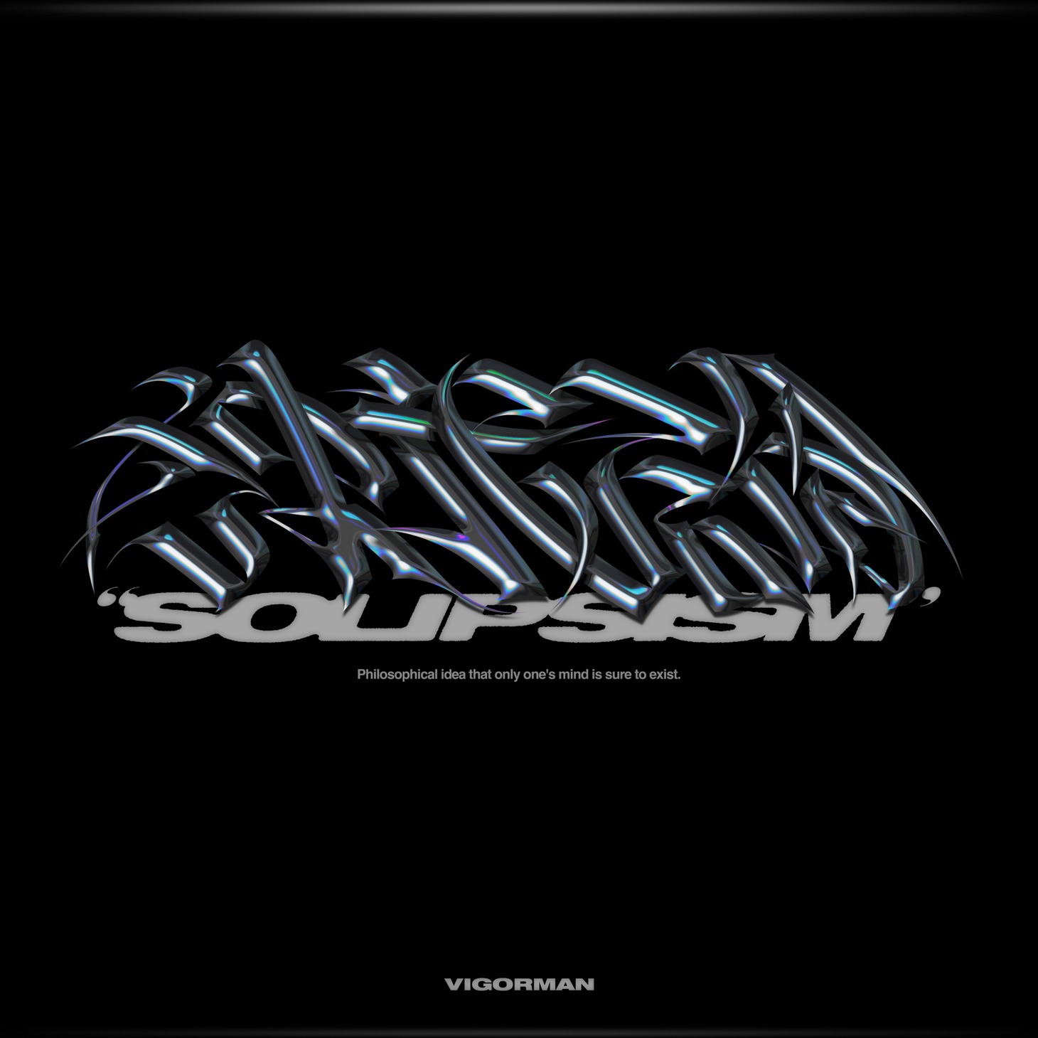 VIGORMAN「SOLIPSISM」アナログ盤ジャケット