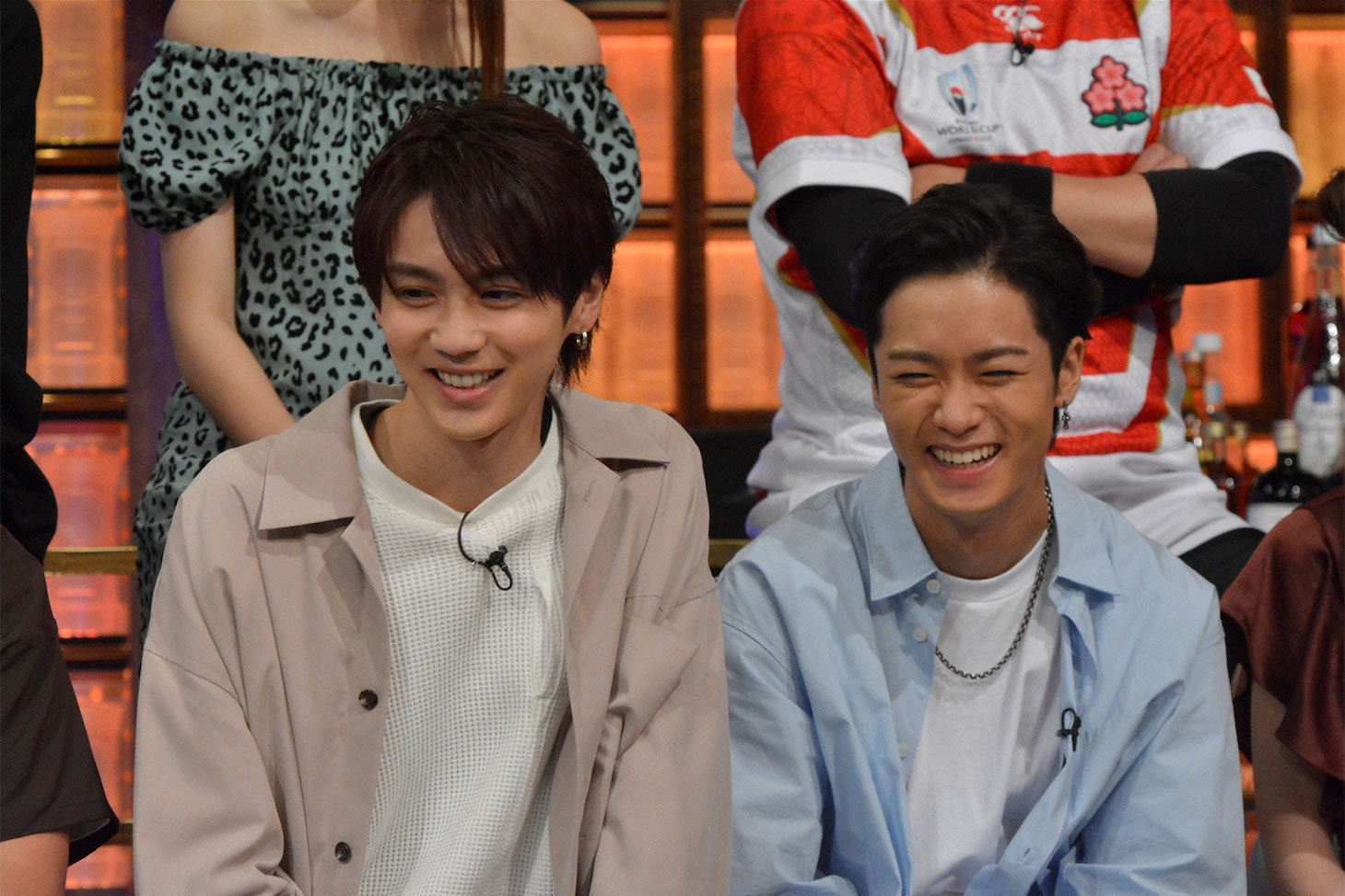 左から吉野北人、川村壱馬。 (c)日本テレビ