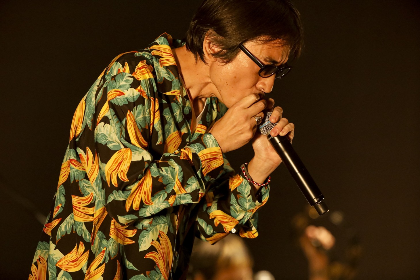 9月27日の公演でのYO-KING。（撮影：木村泰之）