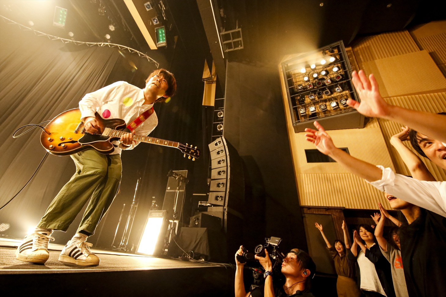 9月27日の公演での桜井秀俊。（撮影：木村泰之）