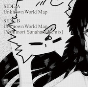 やくしまるえつこ「アンノウン・ワールドマップ」7inchアナログジャケット裏面