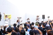 「ギュウ農フェス秋のSP 爆音大収穫祭 road to 2020」でパフォーマンスするB.O.L.T。(撮影:笹森健一)