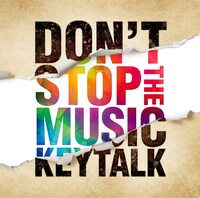 KEYTALK「DON'T STOP THE MUSIC」通常盤ジャケット