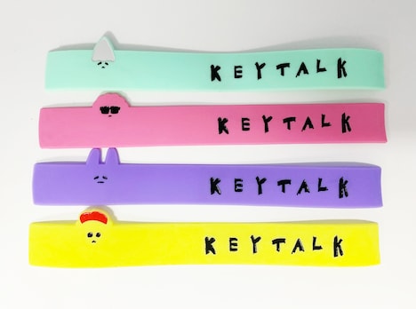 KEYTALK「DON'T STOP THE MUSIC」初回限定盤B特典ラバーバンドデザイン