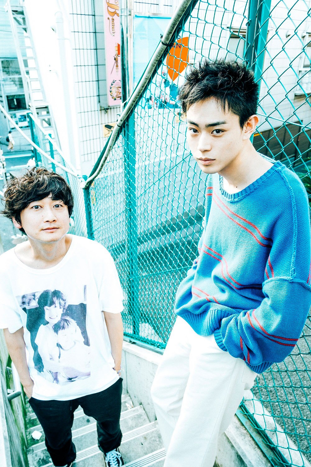 柴田隆浩（忘れらんねえよ）と菅田将暉。