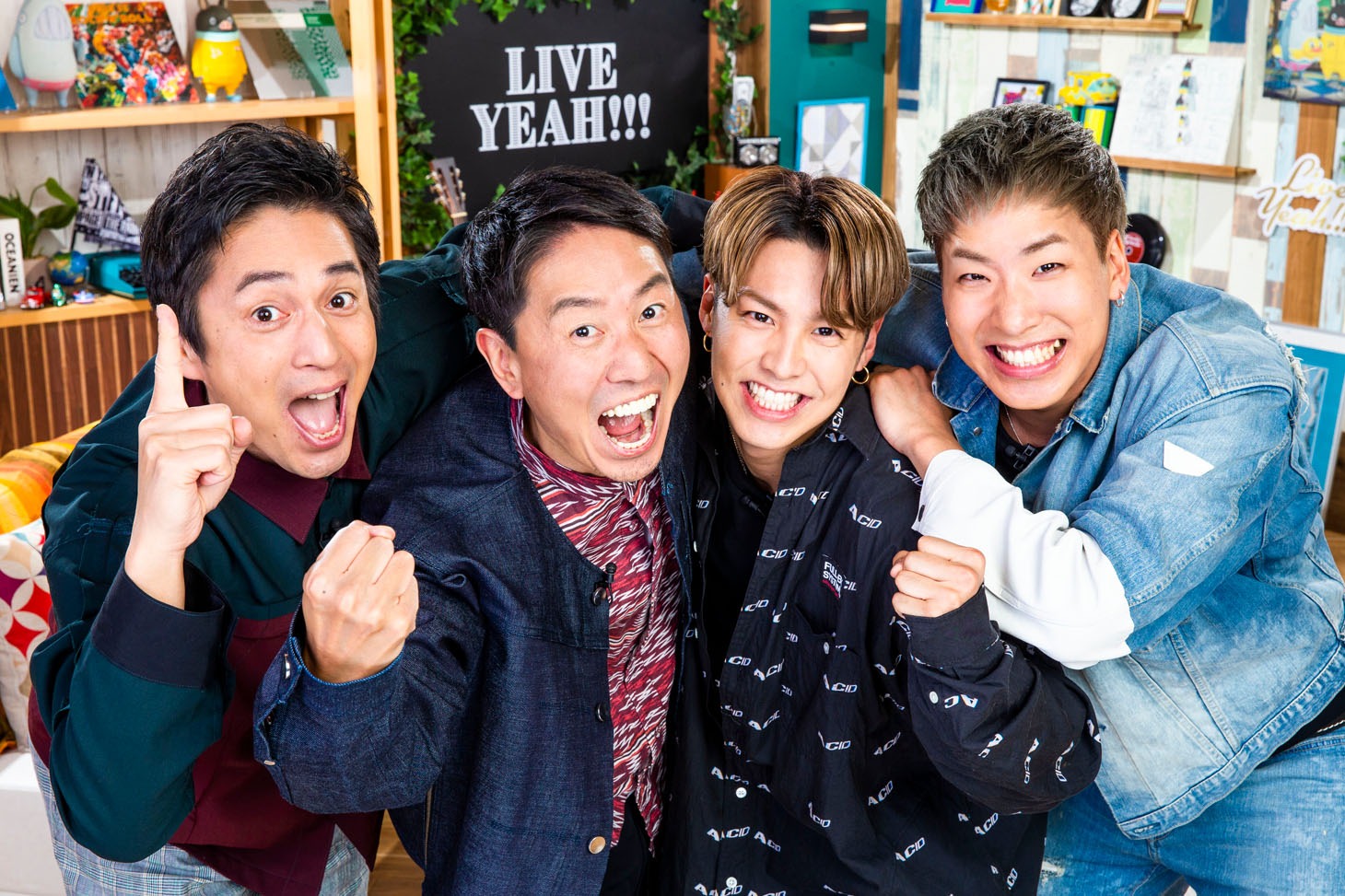「ライブを100倍楽しむLIVE YEAH!!!」MC陣
