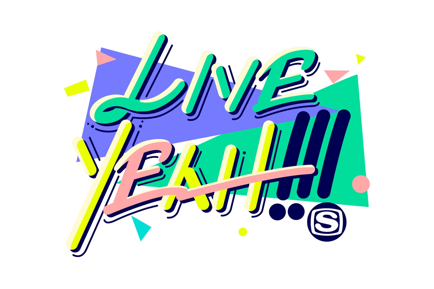 「ライブを100倍楽しむLIVE YEAH!!!」ロゴ