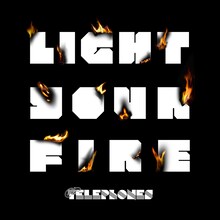 the telephones「Light Your Fire」配信ジャケット