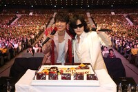 山崎育三郎と龍玄とし。（提供：ニッポン放送）