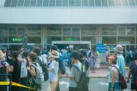 「Reborn-Art Festival 2019」の音楽イベント「転がる、詩」の様子。