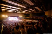 「Reborn-Art Festival 2019」の音楽イベント「転がる、詩」の様子。