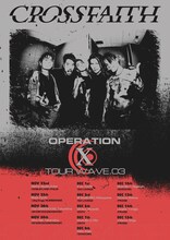 Crossfaith「Operation X Tour wave.03」フライヤー