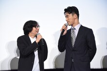 左から行定勲監督、小林直己。