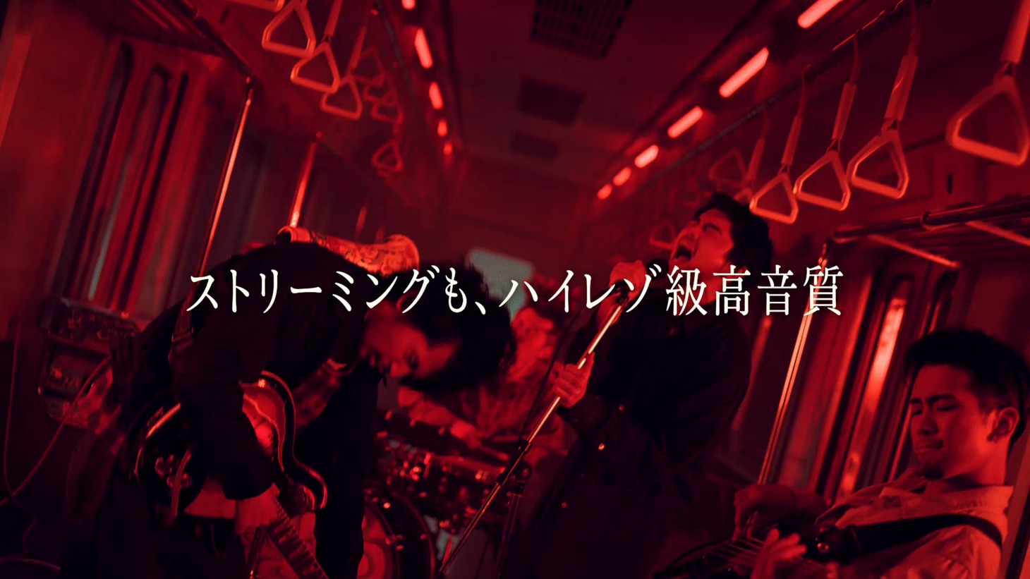 「NW-A100」シリーズCMのワンシーン。