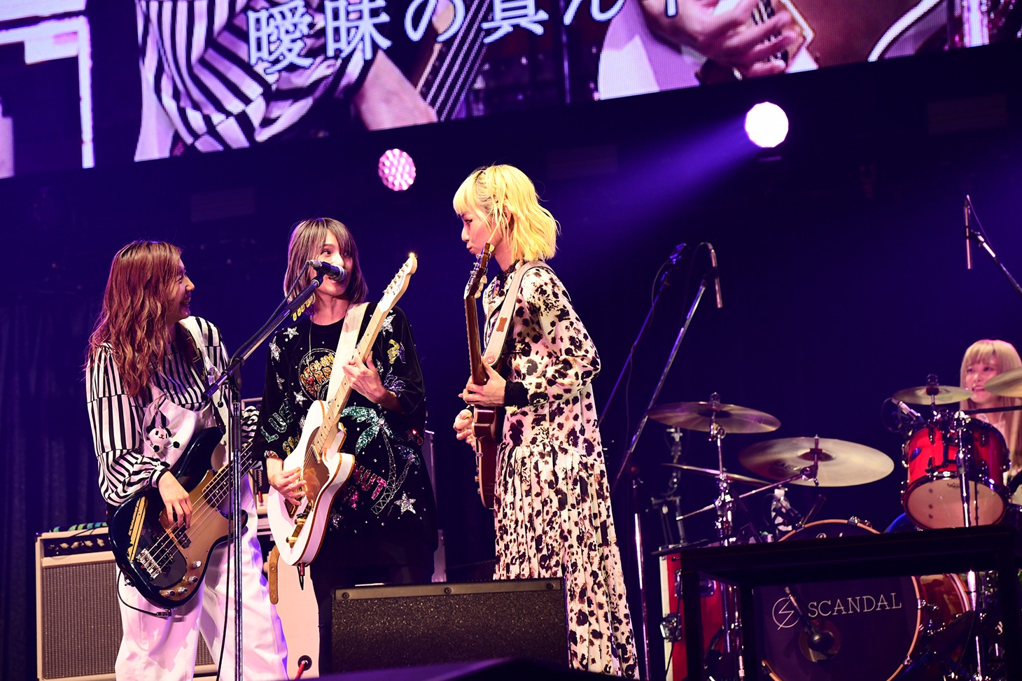 人気画像5位は「『ドリフェス』最終日、YOSHIKIが無敵バンド率いて圧巻のフィナーレ」より、SCANDAL。 (c)テレビ朝日ドリームフェスティバル2019 / 撮影：岸田哲平