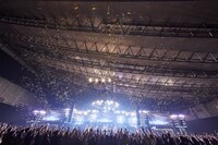 「テレビ朝日ドリームフェスティバル2019」YOSHIKI出演時の様子。(c)テレビ朝日ドリームフェスティバル2019