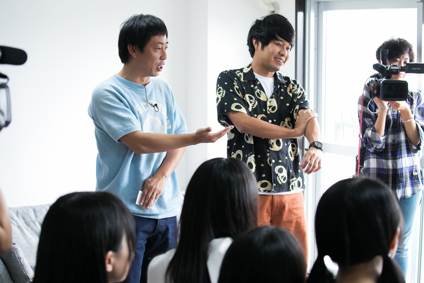 「乃木坂どこへ」収録中の様子。(c)日本テレビ