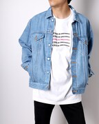 「#MOREMORE_EXID」オリジナルデニムジャケット着用写真