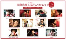 斉藤朱夏「36℃ / パパパ」チェーン店別特典のオリジナルポストカード絵柄。