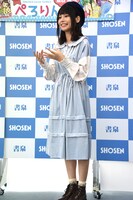 ぺろりん先生こと鹿目凛（でんぱ組.inc）。