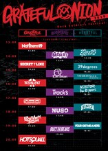 HOTSQUALL「GRATEFUL ONION 2019 ～Rock Soldiers festival～」タイムテーブル