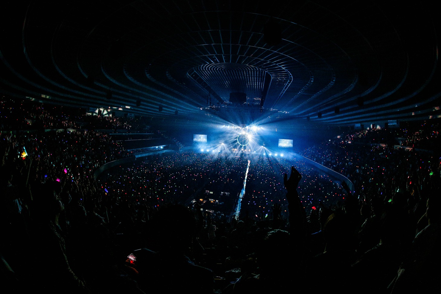 「フジファブリック 15th anniversary SPECIAL LIVE at 大阪城ホール 2019『IN MY TOWN』」の様子。