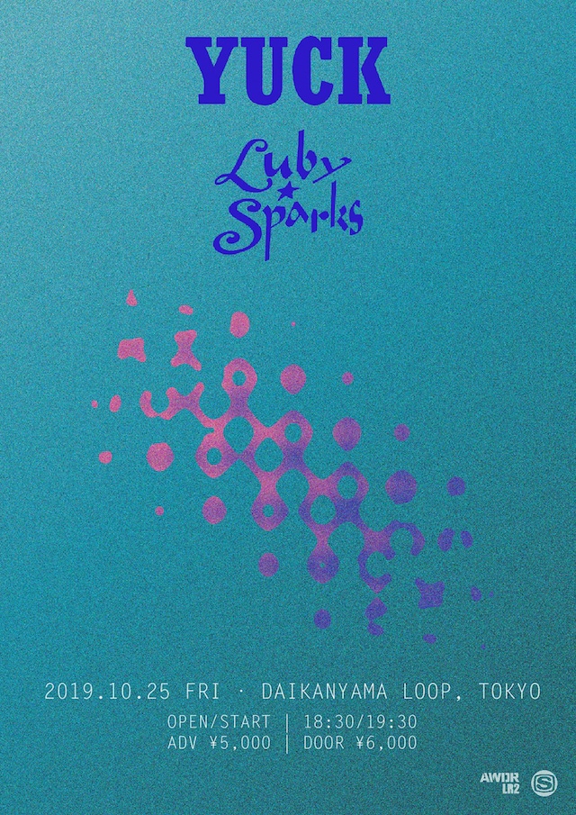 「Yuck X Luby Sparks 2019」フライヤー