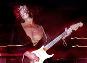 Deep Purple guitarist Ritchie Blackmore performs in an experimental photoin West Palm Beach; Florida on 6/17/73 (c)Larry Singer / Photoshot / Zeta Image