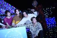 「よみうりランド ジュエルミネーション 2019-2020」点灯式の様子。