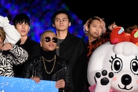 「よみうりランド ジュエルミネーション 2019-2020」点灯式の様子。