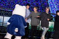 「よみうりランド ジュエルミネーション 2019-2020」点灯式の様子。