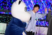 グッドと帰る陣。