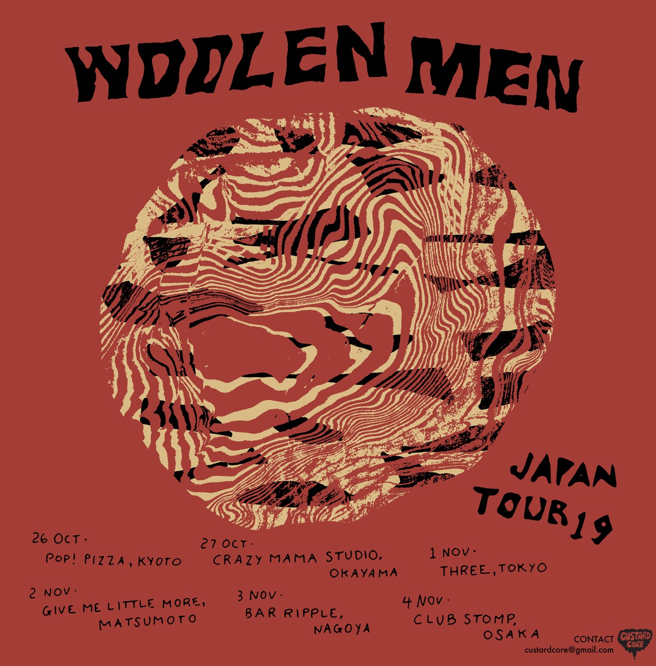 「Woolen Men Japan Tour 2019」ビジュアル