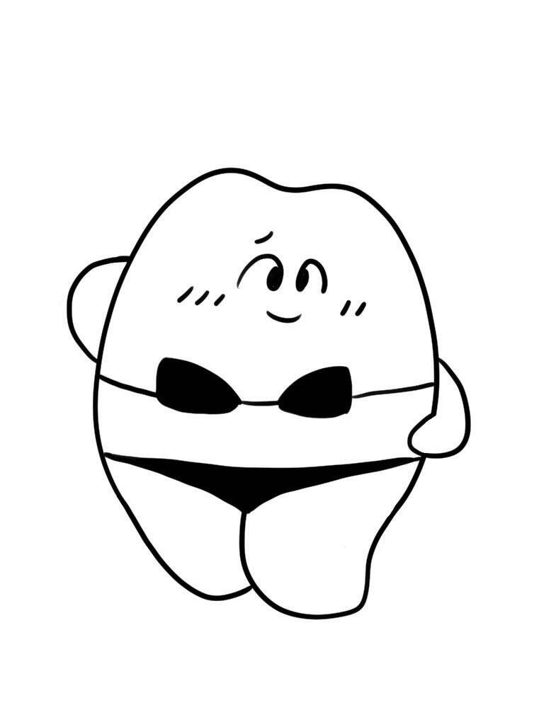 歯のマンガ
