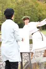 手前からカイ、リョウガ。