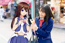 「週刊ビッグコミックスピリッツ」48号よりときのそら、齊藤なぎさ（=LOVE）。
